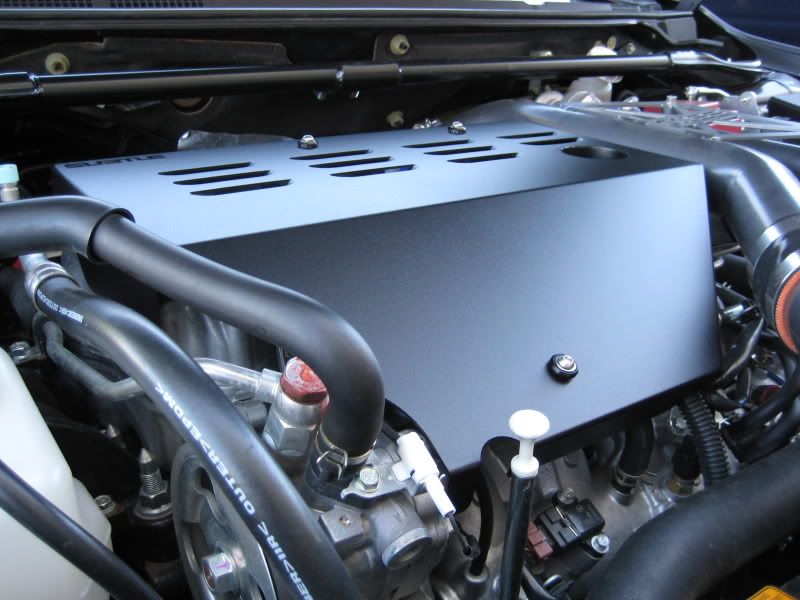 EVO X Aluminum Engine Cover Mitsubishi Lancer Evolution Forums